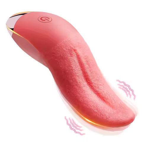 Compact Silicone Tongue Stimulating Massager Portable Waterproof Rechargeable Vibrator Discreet Priv