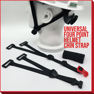 UNIVERSAL SAFETY HELMET 4 POINT CHIN STRAP COMPATIBLE MSA TANIZAWA 3M UVEE UVEX PROGUARD ISAF TALI C