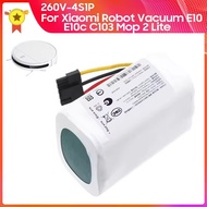 Replacement Battery For Xiaomi Robot Vacuum E10 E10c C103 Mop 2 Lite Batteries 2600mah