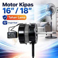 Motor Kipas Universal 16 Inci 18 Inci 60W Untuk Kipas Berdiri & Kipas Meja Galas Bebola Berganda Way