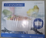 [康寧餐具CORNINGWARE] 櫻花方形康寧鍋5L