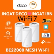 TP-Link Deco BE85 BE22000 WiFi 7 Tri-Band Mesh Router – Multi-Gigabit, HomeShield (1/2/3 Unit)