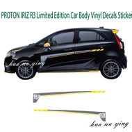 (Ready stock ) PROTON IRIZ R3 Limited Edition Car Body Vinyl Decals Sticker