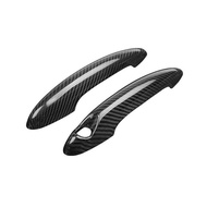 Carbon Fiber Car Door Handle Covers Trim Replacement Parts Accessories Fit for BMW MINI Cooper S R50