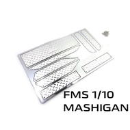 FMS MASHIGAN Anti-skid Pedal Etching Sheet for 1/10 RC Crawler Car Generation Wrangler Diy Parts