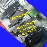 Rear Brake pad For Mazda Biante Ford Focus Oem Rear Brake pad