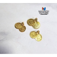 1.02GM-916 GOLD THALI LAKSHMI COIN-916 GOLD COIN-916 THALI LAKSHI COIN--916 EMAS THALI LAKSHMI COIN-