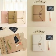 Pregnancy Journal | Ultrasound Photo Album | Gift for Expecting Mothers | Baby Memory Keepsake | Mat