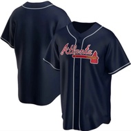 ATLANTA BASEBALL JERSEY NAVYbiru