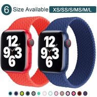 [HOT JUXXKWIHGWH 514] สายซิลิโคนสำหรับ Apple Watch Band 44มม. 40มม. 38มม. 42มม. Solo Loop Watchband สร้อยข้อมือ IWatch Serie 6 5 4 3 SE 7 45มม. 41มม.