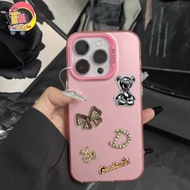 GC131 Premium Matte Hard case Casing hp Goodluck Bear Bowknot For Xiaomi Redmi A5 NOTE 7 8 9 10 11 1