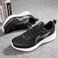 《630》รองเท้าวิ่งชาย Li Ning Qingyun 2025 รองเท้าวิ่งลำลองน้ำหนักเบา รองเท้าวิ่งแบบสวมหัวกลวงระบายอาก