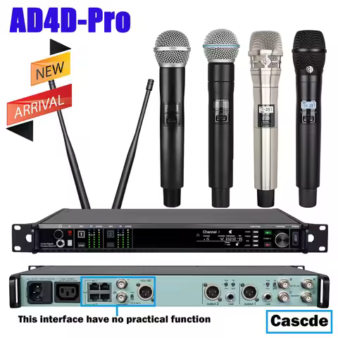 Leicozic AD4DPro Microfono KSM11 SM-Beta58 Cascade 8V To UA874 Antenna Professional Stage Microfone 