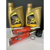 Eni Engine Oil Range Check Set Genuine Synthetic 1 1 000-5 000km. For All Vespa Models