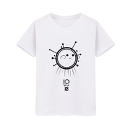 DOTA2 Game Merchandise Clothes Elf Guard IO IO Elf Pure Cotton T-Shirt Summer Men Women Simple Fashi