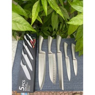 KNIFE SET 5 Piece GHA – 3CR13 STAINLESS STEEL | PREMIUM NON-STICK