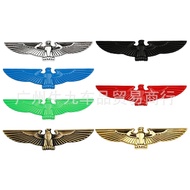 Flying Eagle Totem Car Logo Car Sticker Game of Thrones Dahong Spread Wings 3D Metal 3D Creative Hig