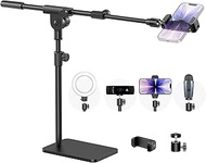 InnoGear Webcam Mounts for Desk, Overhead Phone Mount Cell Phone Camera Stand for Logitech Webcam C9