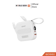 [มี CCC] D-power รุ่น GC1002 PowerBank 10000mAh PD 22.5W ชาร์จเร็ว Type-C + IP ชาร์จได้ หน้าจอ LED