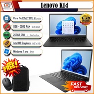 Lenovo K14 Gen 1 14" 8GB 256GB SSD Intel Core™ i5-1135G7 4.2GHz WIN11P, Black