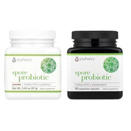 Youtheory, Spore Probiotic, 6 Billion CFU, Powder /60 Vegetarian Capsules