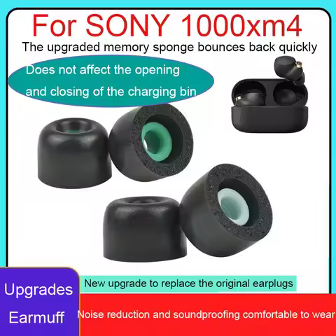 Replacement Memory Foam Ear Tips Cushion Earbuds For Sony WF-1000XM5 WF-1000XM4 WF-1000XM3 Eartips A