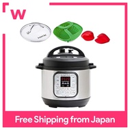 Instant Pot 3.0L Electric Pressure Cooker with Glass Lid, Mitten and Silicon Steamer Domestic