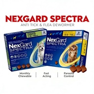 Nexgard Spectra Anti Tick & Flea for Dogs with Sticker Sold per Tablet and Box Deworming for Dog