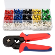 0.25-10mm tubular crimping pliers tools set 1200-1640pcs terminal crimping tools mini electrical pli