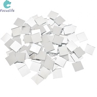 【Final Clear Out】Glass Mirror Sticker 1mm Thick 20x20mm Home Decor Brand New Wall Sticker