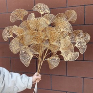 Ginkgo branches, heart branches, yellow apple bars, phalaenopsis orchids, yellow palm branches.....d
