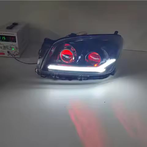 LED Headlight Assembly for Toyota RAV4 2009-2012 Daytime Running Sequential Turn Signal Bi-LED Proje