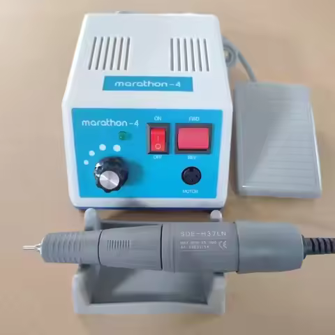 Professional Labs Micromotor 45000RPM Carbon Brush Handpiece Micro Motor Marathon-4 for Lab. Best To
