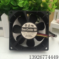 Sanyo 9A0812G4D031 8CM 8025 12V 0.38A Large Air Volume Chassis 3-Wire Cooling Fan