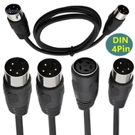 【3C】 4 Pin DIN Male to Male Adapter Cable for DVR Digital Video Recorder DIN Audios Connector Device