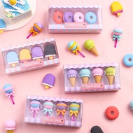Cute Eraser 4 In 1 Cute Model Cute Eraser Ice Cream Eraser