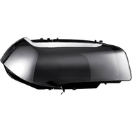 1Pair Car Front Headlight Lens Shell Lampshade Compatible with BMW X3 E83 2006-2010 Head Light Lamp 