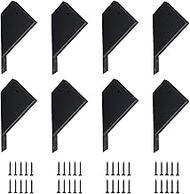 8 Pcs Pergola Brackets, 45-Degree Angle Support Bracket for Reinforcing Pergola Gazebo, with Drainag