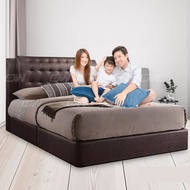 *Latest Promotion* Meridien Bed Solid Wood Swiss Foundation Divan / Leather Divan / Solid Divan Bed / Bedframe Katil / Hotel Bed / Katil Bed Frame / Divan Only - Queen / King Size by IFURNITURE