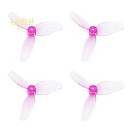 2Pairs 31mm 3-Blade PC Propeller  Prop 1.0mm Shaft for Meteor65 Meteor65Pro Air65 Quadcopter B
