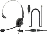 RJ9 Phone Headset Compatible Avaya Headset Direct to Avaya 1600, 9600, J100 Series IP Phones Model Noise Cancelling Monaural
