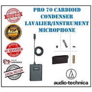 AUDIO TECHNICA PRO 70 CARDIOID CONDENSER LAVALIER/INSTRUMENT MICROPHONE