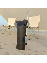 一件重型天篷重量袋,用於快速開啟天篷帳篷,腿部重量沙袋適用於不使用沙的室外遮陽露台傘
