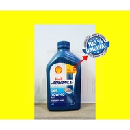 Shell AX7 10W40 100% Original - Advance 4T Semi Synthetic