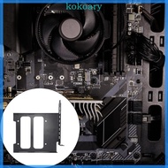 KOK Metal Hard Drive Mounting Bracket for 2 5in and 3 5in Drive Secure PCI Slot Installation with Vi