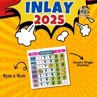 INLAY KALENDAR 2025 INLAY KALENDAR