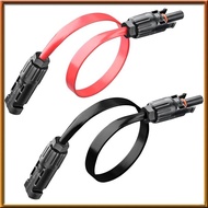 [chasoedivine.] 65cm/26IN/2.17ft 12AWG Flat Solar Panel Cable Window Balcony PV Flat Wire for Protab