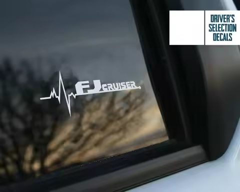 Car Accessories FJ Cruiser Is In My Blood Car Side Window Sticker Decals Graphic Car Decor Fit for T