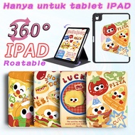 Tri-Fold Rotating 720 Cover - Ideal for iPad Air 4/5, 11" M2/M3, Mini 6/7 - 8.3" - Durable PU, Penci