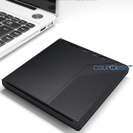 External DVD Drive USB3.0 TYPE-C  Portable CD/DVD +/-RW Drive/DVD Player for PC Laptop CD ROM Burner,For Windows Linux OS [countless.sg]